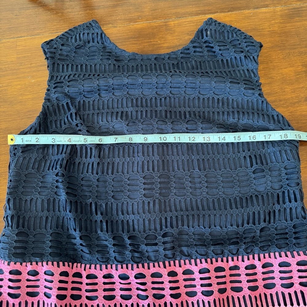Ted Baker Cahill Marina Mosaic Lace Tunic Sleeveless Mini Shift Dress Size 5 - Picture 2 of 12